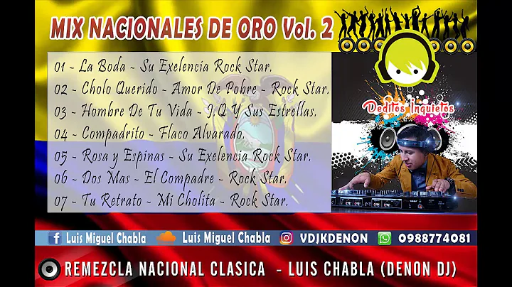 MIx Nacionales De Oro Vol.2  Remezclado Denon Dj L...