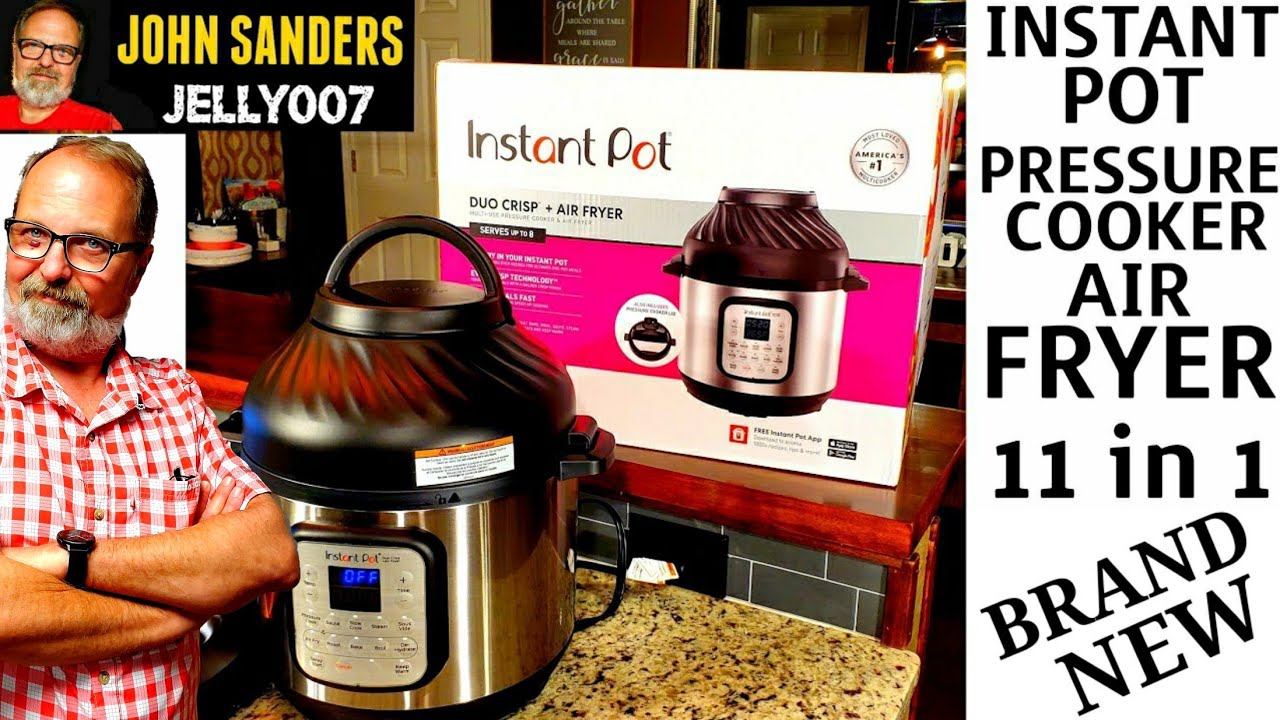 Instant Pot Duo Crisp XL 8Qt 11-in-1 Air Fryer & Electric Pressure Cooker  Combo Unboxing & Demo 