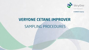VeryOne Cetane Improver Sampling Procedures