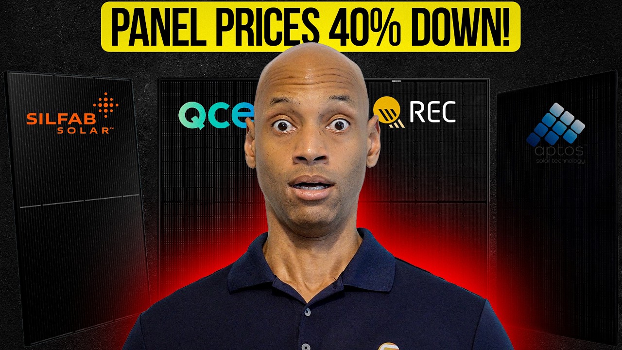 Solar Panel Price CRASH 2026 | 40% Down