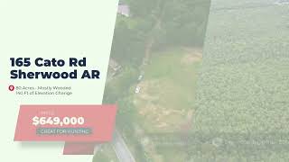 165 Cato Rd Sherwood AR For Sale Aerial View