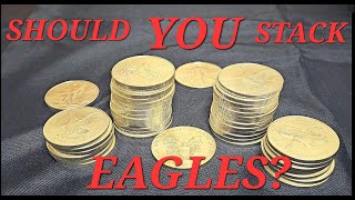 SHOULD YOU STACK AMERICAN SILVER EAGLES? TYPE 1 OR TYPE 2? #silver