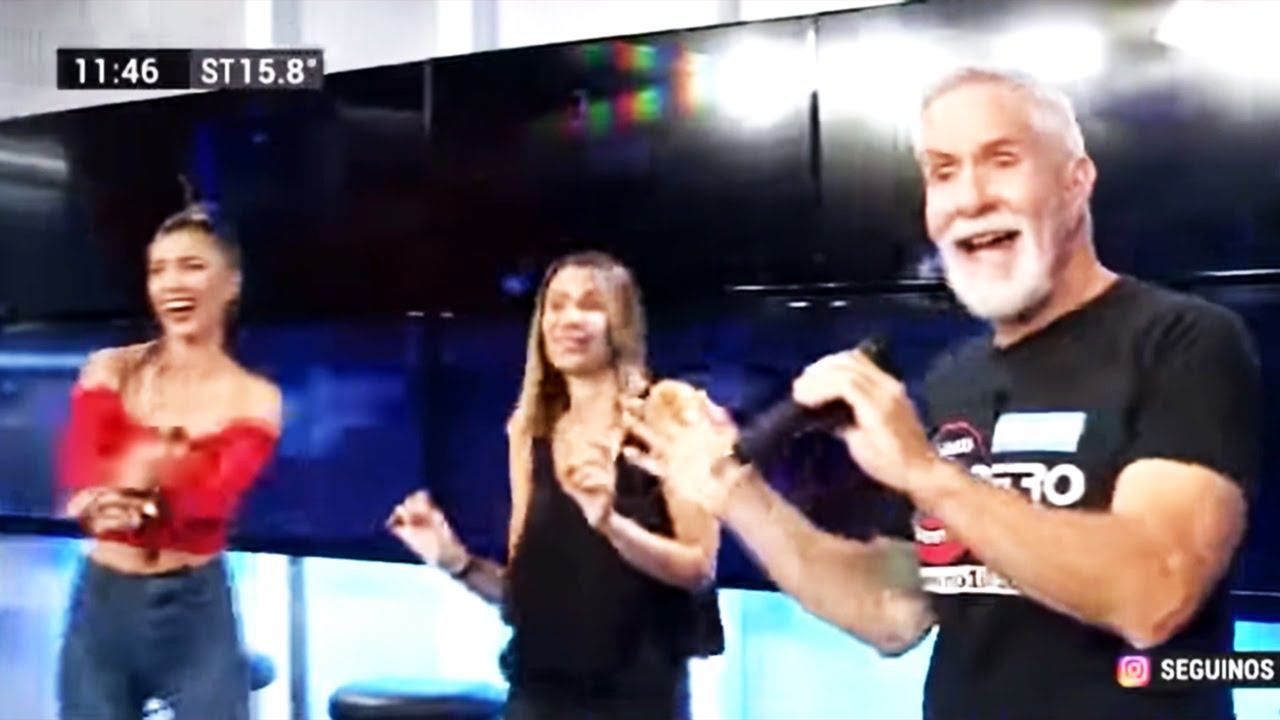 Paul Parker "Don't Stop" performance live on Morning TV on Canal 26 in Argentina.