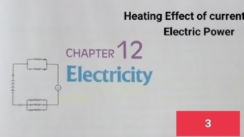 CLASS 10 Science chapter 12 ELECTRICITY
