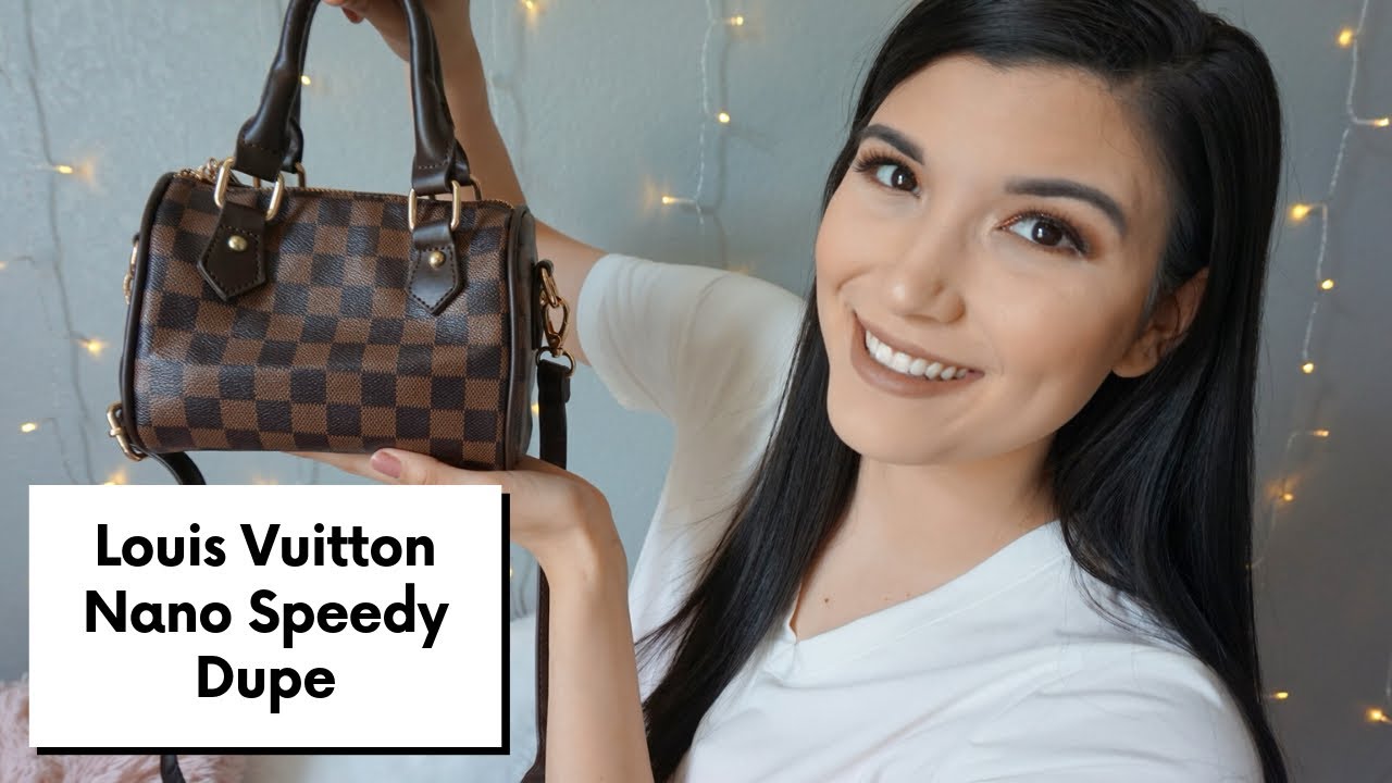 i found a dupe for the louis vuitton nano speedy at coach