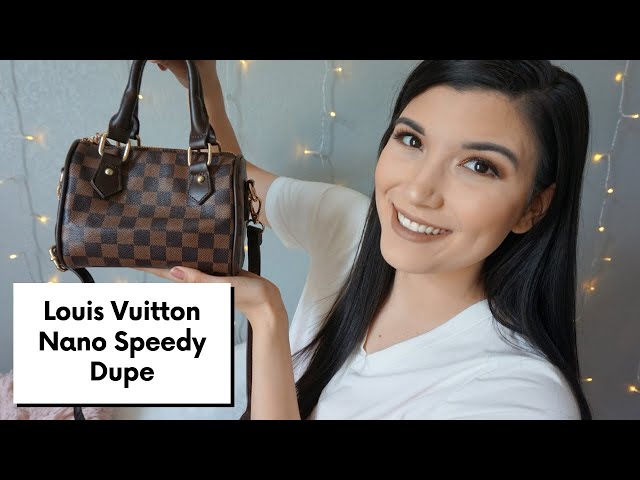 i found a dupe for the louis vuitton nano speedy at coach