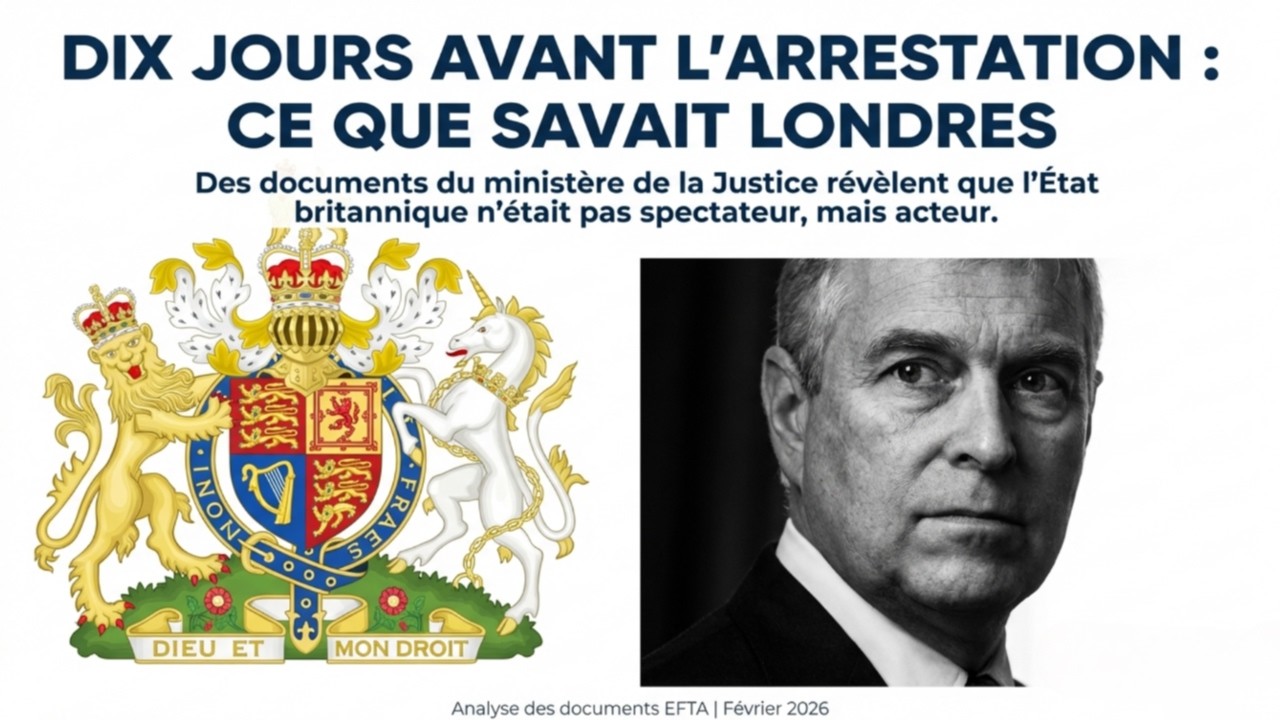 Epstein files   10 jours avant l'arrestation, ce que savait Londres