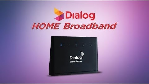 Dialog 4G Home Broadband - Unboxing, Review and Speed test