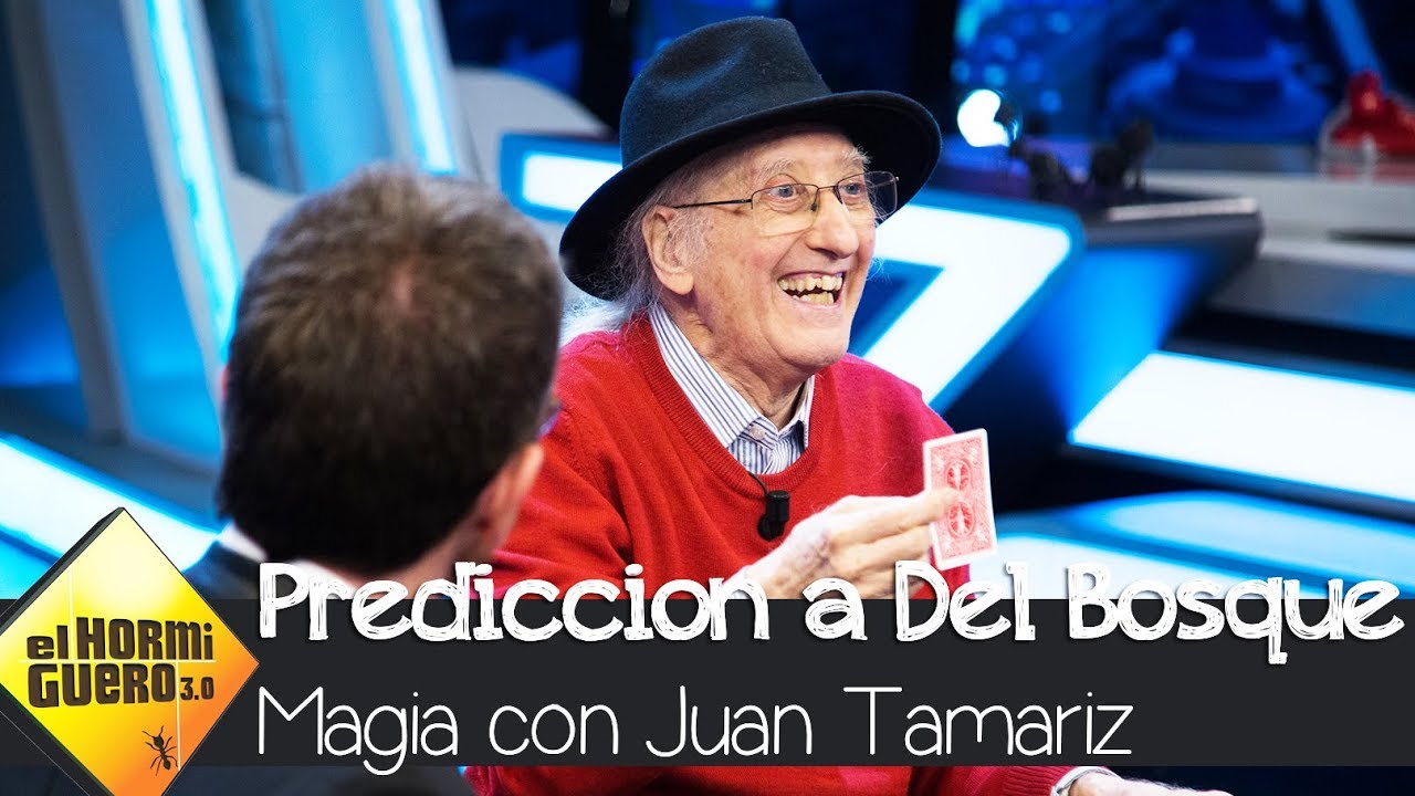 La divertida magia de Juan Tamariz para Vicente del Bosque - El Hormiguero 3.0