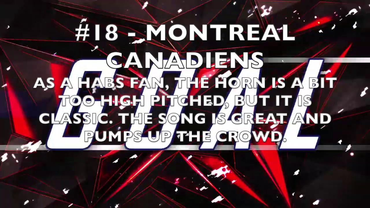 Top 31 NHL Goal Horns from the 20192020 Season YouTube
