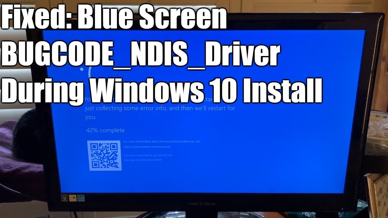 bugcode ndis driver blue screen