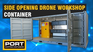 A Portable Workshop built to service Drones