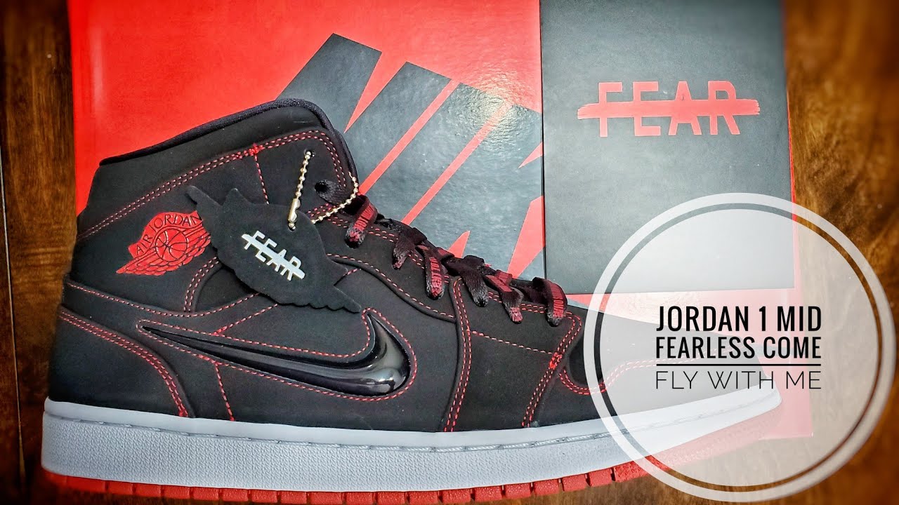 jordan 1 mid fearless come fly with me