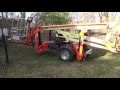 How to operate a JLG T350 man lift