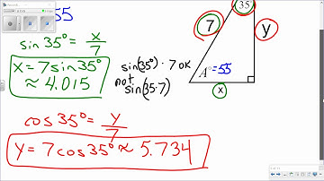 Saxon Advanced Math Lesson 14A Right Triangle Trig