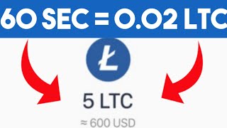 Zero Investment | 60 Seconds = 0.02 LTC  | New Free Litecoin Mining Site 2024 •