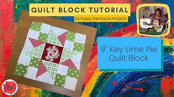 How to make the Key Lime Pie Quilt Block ◈ Free Quilting Tutorial