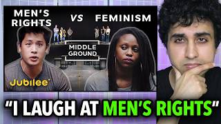 Men's Rights vs Feminism | She laughs at men's rights
