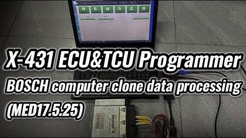 Launch X431 ECU Programmer Clone Modified MED17.5.25 Bosch Computer on Bench- launchx431.fr