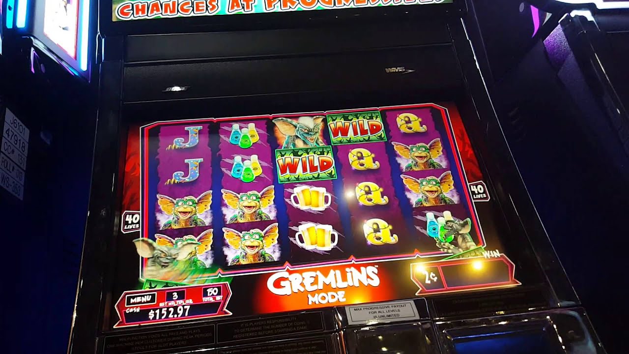 Gremlins Slot Random Wild Feature (Gremlins Mode) 2c Denom!