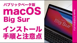 昨日出た！新 macOS 11 Big Sur パブリックベータ版・インストール方法と注意点にCatalinaへの戻し方（iOS同様にベータは誰にでもオススメするものではないです）