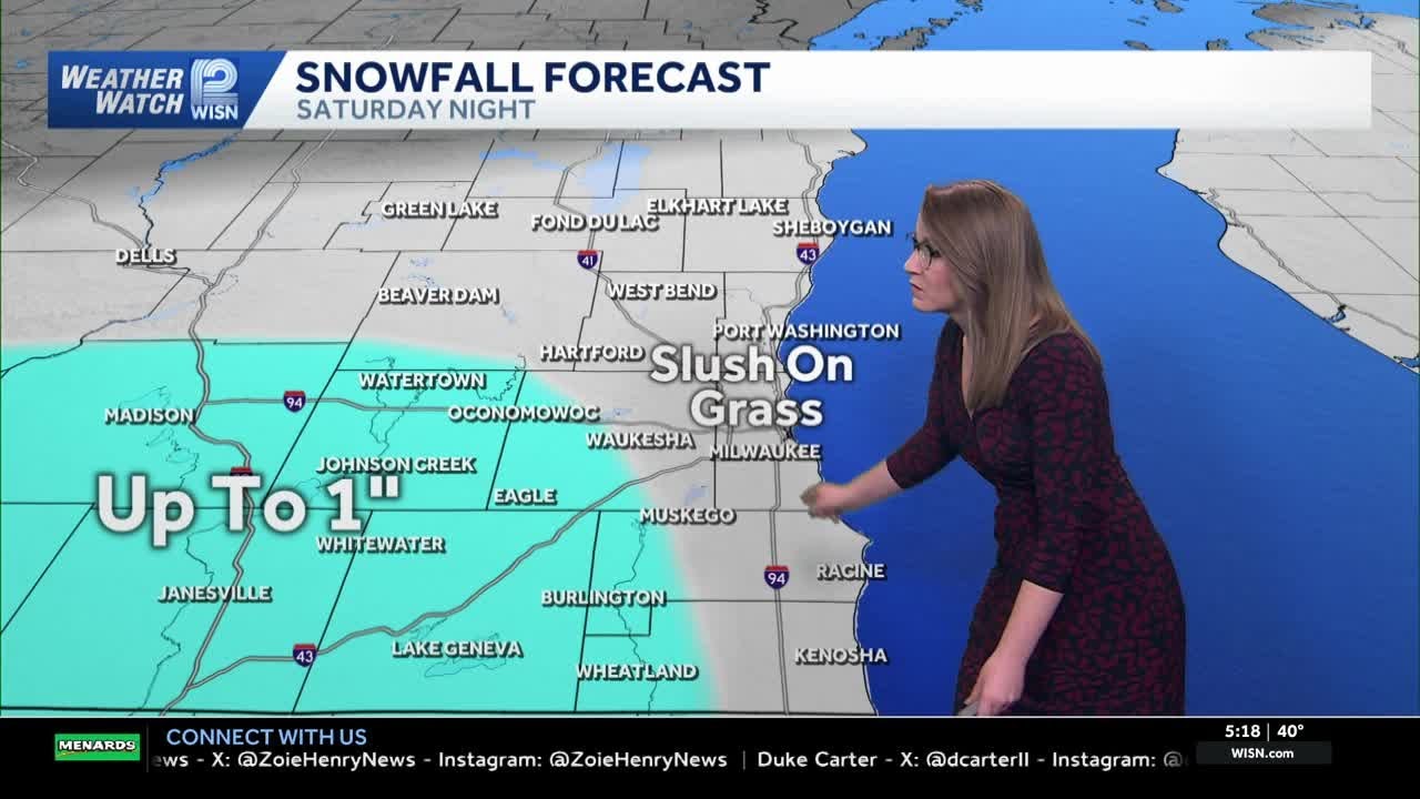 SE Wisconsin Weather: Rain to Snow Saturday - YouTube