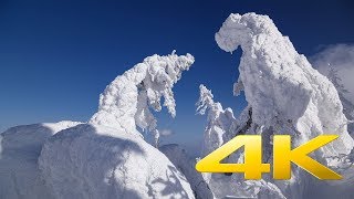 Zao Snow Monsters - Yamagata - 蔵王の樹氷 - 4K Ultra HD