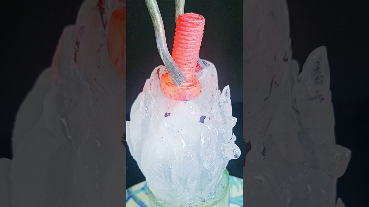 Gladiator Steel Ball vs Ice Colosseum! 🏟️ #Experiment #Satisfying #IceCrush