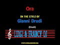 Gianni Drudi - Ora "Sincro (L&F) Karaoke"