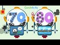 Candybots numbers 123  learn counting 70 to 80 number  education apps for kids