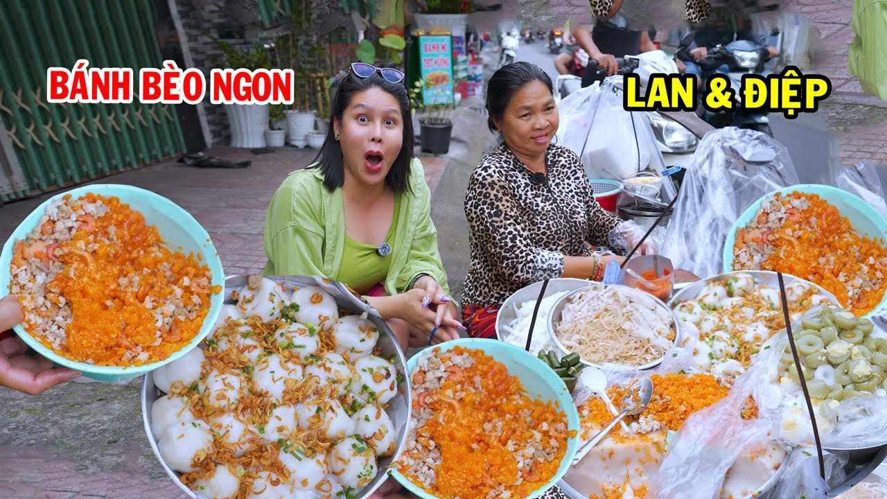 Gánh bánh bèo 40 năm của cô Lan thơm ngon - DIVA Cát Thy - Ẩm thực Cha Rồng