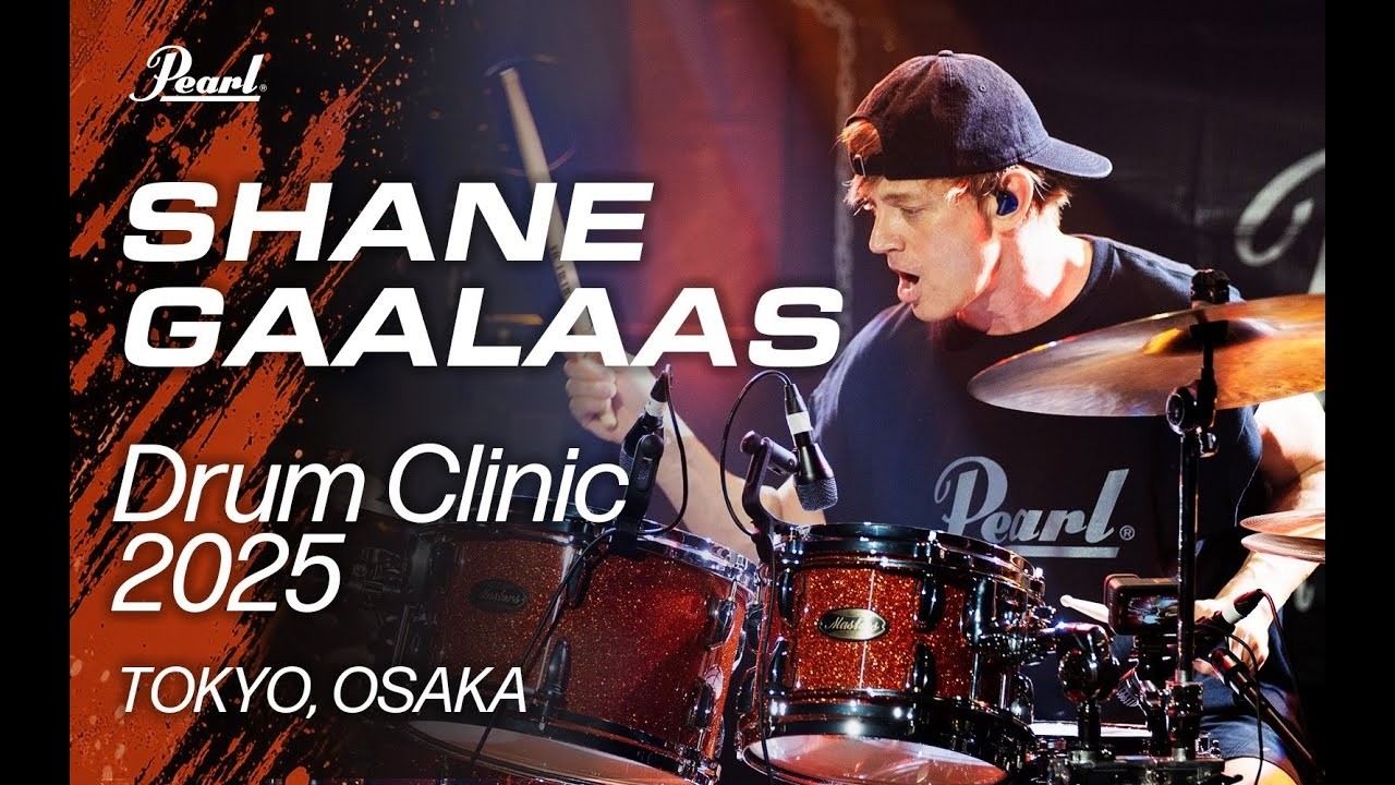 【Digest Video】Shane Gaalaas（シェーン・ガラス） ドラムクリニック 2025