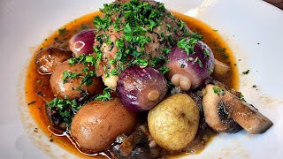 Homemade Coq Au Vin Recipe - Chicken Braised in Red Wine