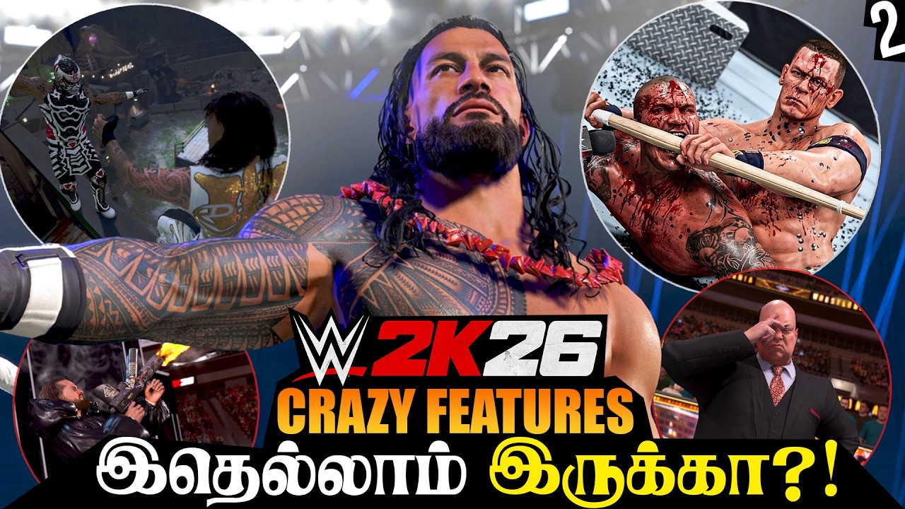 WWE 2K26 Tamil Gameplay Part 2 🔥 All Match Types & New Features Gameplay Review