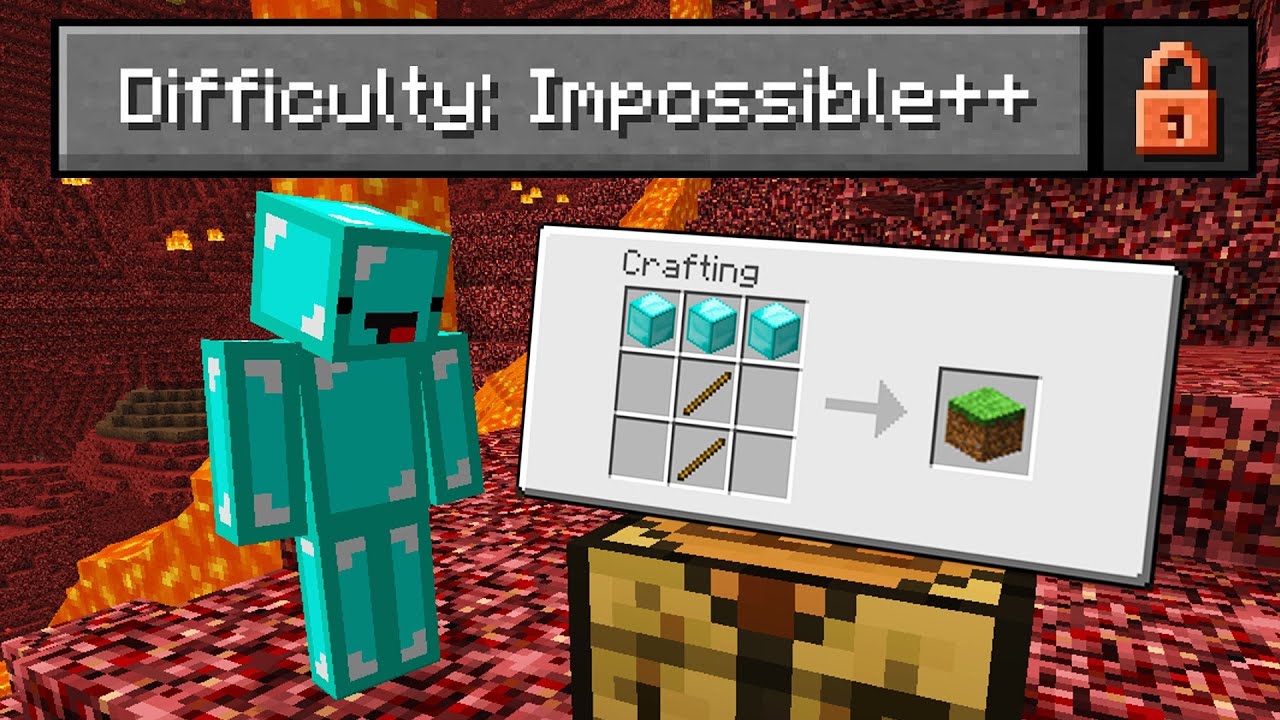 I Played Minecraft On Impossible Difficulty