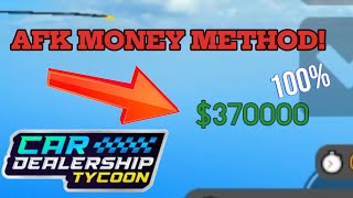 NEW AFK MONEY GRINDING METHOD IN Car Dealership tycoon *WORKS ON PC AND MOBILE* | Mird CDT