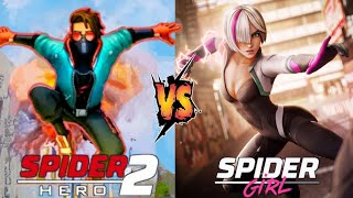 💥SPIDER FIGHTER 2 vs SUPER FIGHTER GIRL - Android/IOS Gameplay. screenshot 5