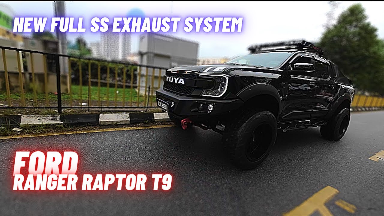 New Full SS Exhaust System  FORD RANGER RAPTOR T9 