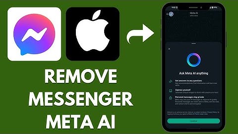 How to remove Messenger "Meta Ai" in iPhone