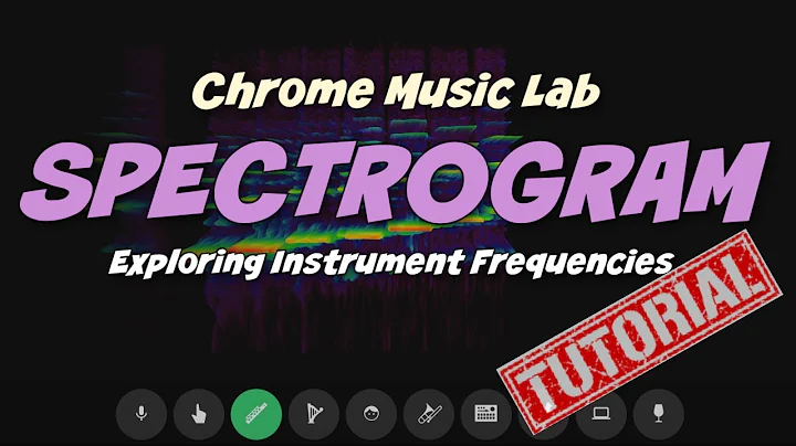 Chrome Music Lab Tutorial - Spectrogram [Exploring Instrument Frequencies]