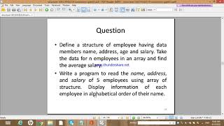 Structures in C/C++ Part 3