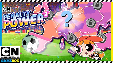 Penalty Power World Cup Gameplay | The Teen Titan Girls Hit The Targets | Cartoon Network GameBox