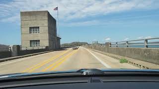 Whispering Woods restaurant to Norfork dam near Mountain Home Arkansas