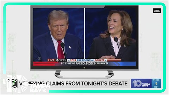Verifying claims made by Harris, Trump during The ABC News Presidential Debate