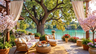 Spring Jazz Music For Stress Relief - Soft Coffee Shop Ambience To Relaxing... screenshot 4