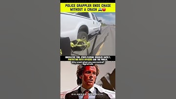 Police Grappler Ends Chase in Seconds | Genius Tech That Stops Cars Safely 🚓🔥