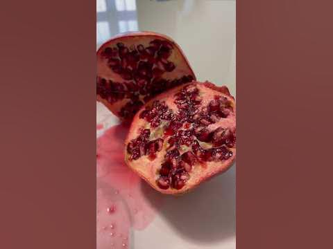 Гранатовый сок прямого отжима #shorts #здороваяеда #веган #пост #asmr ...