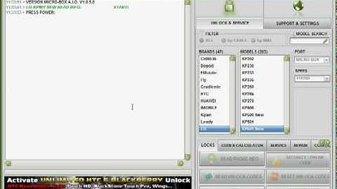 How to unlock LG KP501 with Micro-box - www.micro-box.com
