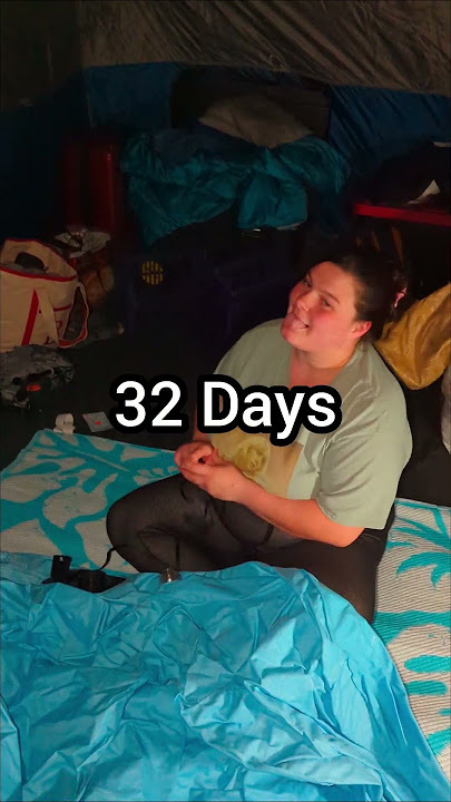 You won't believe how many days we were homeless #homeless #tent #days #counting