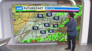 Rain for some Monday, humidity sticks around this week